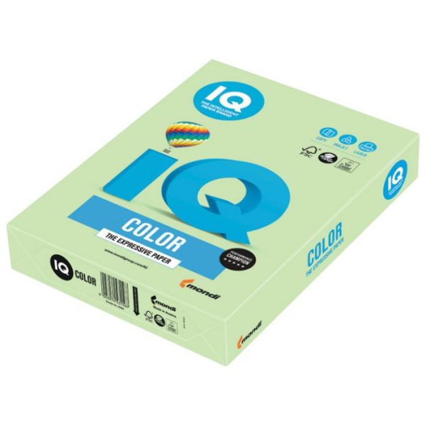 Papir IQ Pastel A4 80g pakiranje od 500 listova MONDI MG28 ZELENI