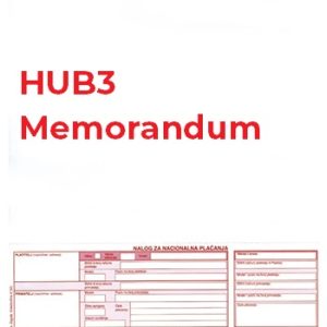 Obrazac HUB 3A Memorandum, Laser A4 1/1500
