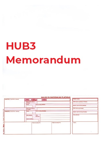 Obrazac HUB 3A Memorandum, Laser A4 1/1500