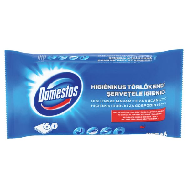 Maramice higijenske DOMESTOS Ocean, 60 maramica u pakiranju