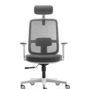 Uredska Stolica PREMIUM ERGO Basic Bijelo-Siva