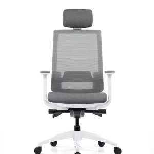 Uredska Stolica PREMIUM ERGO Expert Bijelo-Siva