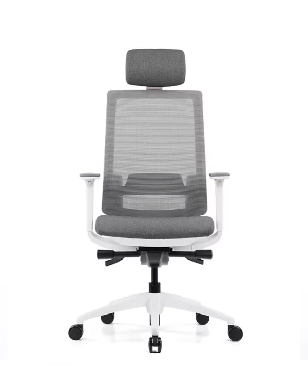 Uredska Stolica PREMIUM ERGO Expert Bijelo-Siva