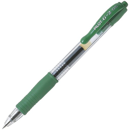 Roler gel grip 0,5mm G2 Pilot BL-G2-5-G zeleni, 12 komada u kutiji