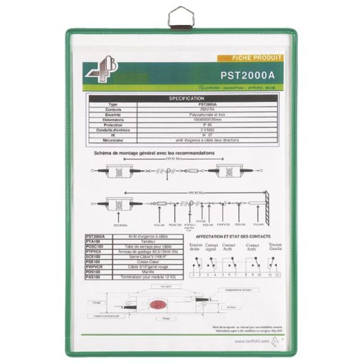 Etui viseći A4 Tarifold 154500 sivi - Slika 2