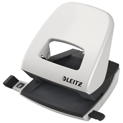 Bušač 2 rupe do 30 listova Leitz 50080085 sivi