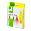 Signir Q-CONNECT 1-5mm, 4 boje u paketu, žuta, zelena, roza, narančasta