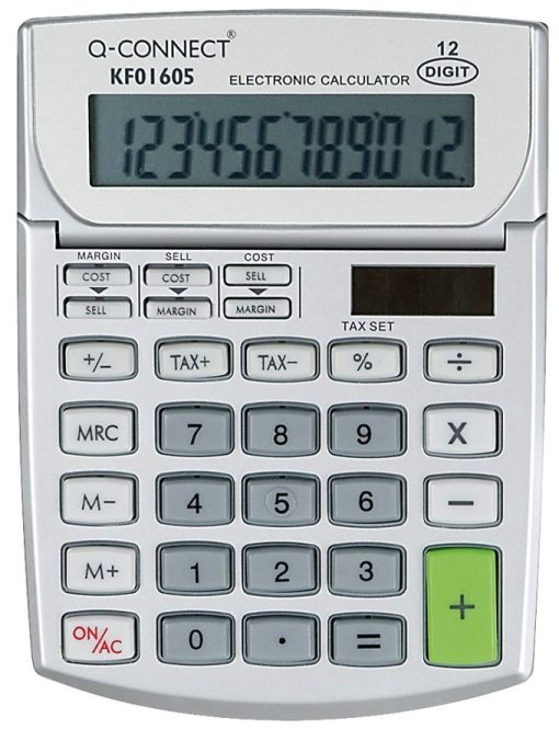 Kalkulator stolni Q-CONNECT 12mj. Q-CONNECT KF01605