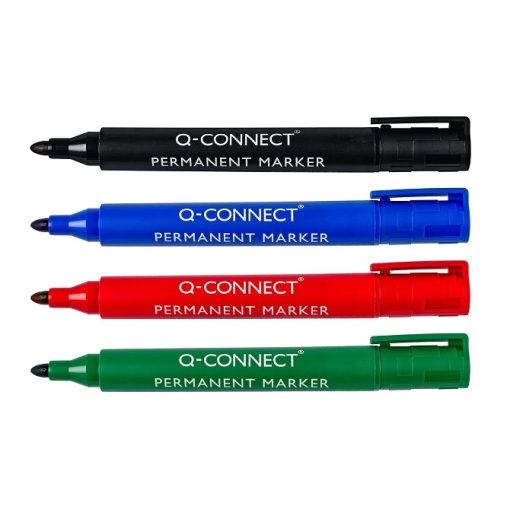 Marker Q-CONNECT crni 1,5-3mm okrugli vrh, 10 markera u kutiji - Slika 2