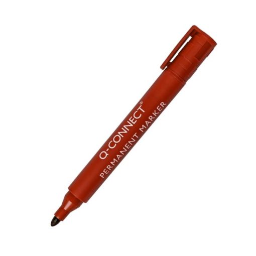 Marker Q-CONNECT crveni 1,5-3mm okrugli vrh, 10 markera u kutiji