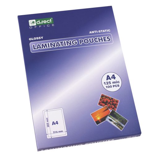 Folija za plast. A4 216*303mm 125my pk100 D.RECT