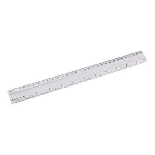 Ravnalo aluminijsko 30cm Srebrno D.RECT