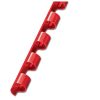 Spirala plastična fi- 6mm pk100 Fornax crvena
