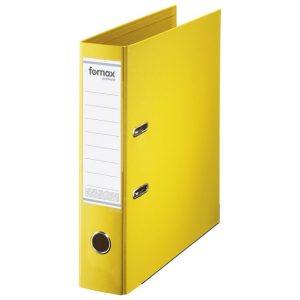 Registrator A4 široki samostojeći Premium Fornax 15705 žuti, 20 komada u kutiji