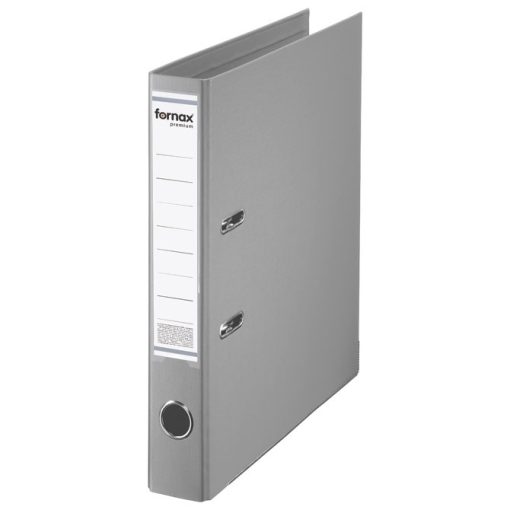 Registrator A4 uski samostojeći Premium Fornax 15713 sivi, 25 komada u kutiji