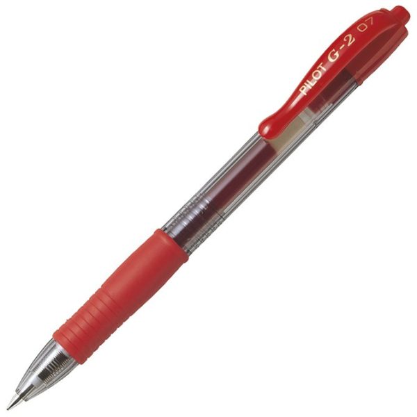 Roler gel grip 0,7mm G2 Pilot BL-G2-7-R crveni, 12 komada u kutiji