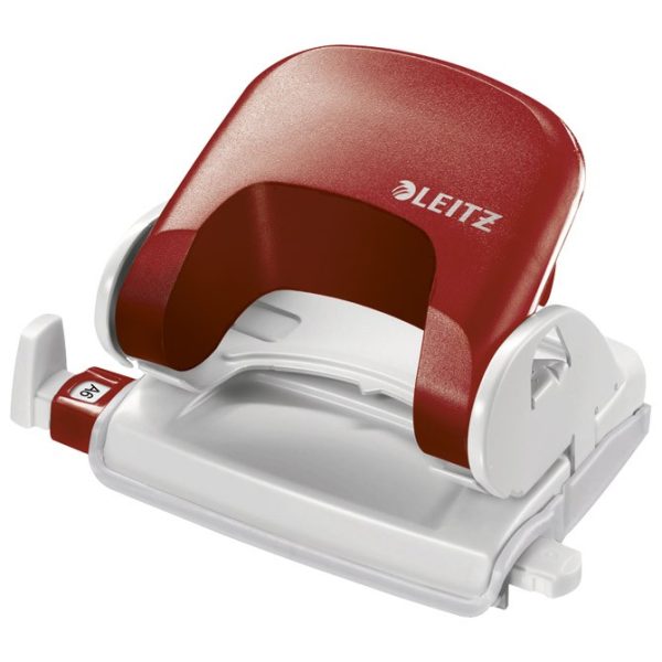 Bušač 2 rupe do 16 listova Leitz 50380125 crveni