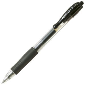Roler gel grip 0,5mm G2 Pilot BL-G2-5-B crni, 12 komada u kutiji