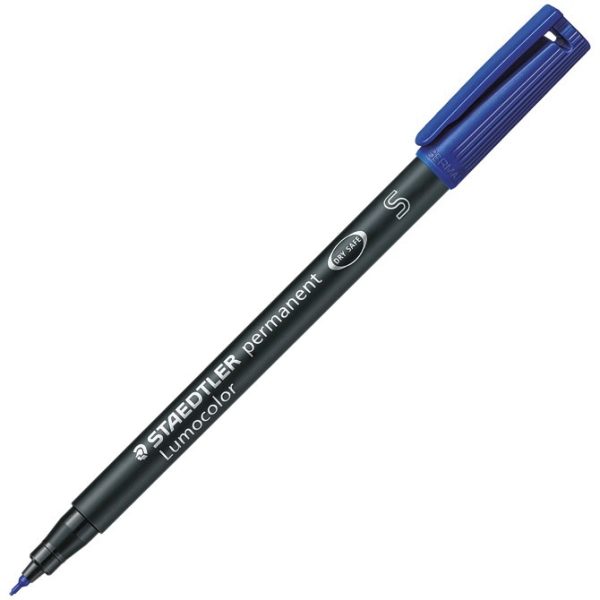 Marker permanentni 0,4mm Lumocolor Staedtler 313-3 plavi, 10 komada u kutiji