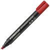 Marker permanentni 2-5mm Lumocolor Staedtler 350-2 crveni, 10 komada u kutiji