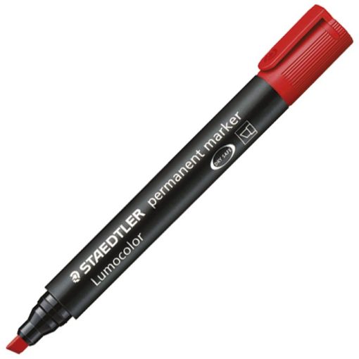 Marker permanentni 2-5mm Lumocolor Staedtler 350-2 crveni, 10 komada u kutiji