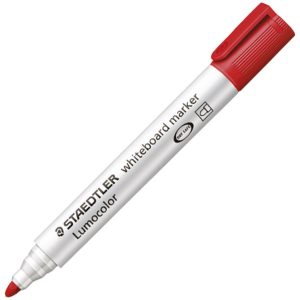 Marker za bijelu ploču 2mm Lumocolor Staedtler 351-2 crveni, 10 komada u kutiji
