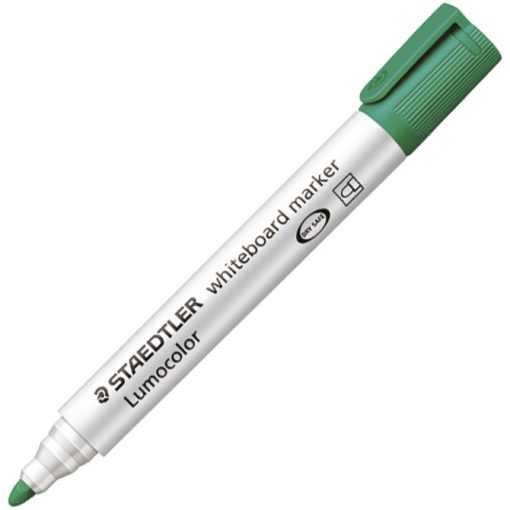 Marker za bijelu ploču 2mm Lumocolor Staedtler 351-5 zeleni, 10 komada u kutiji