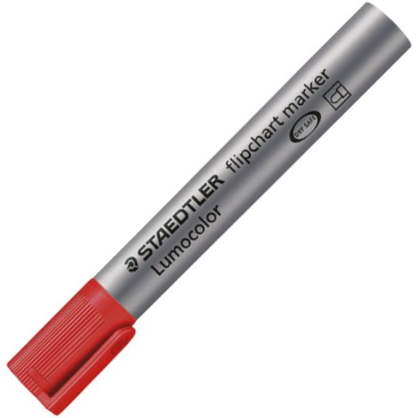 Marker Flipchart 2mm Lumocolor Staedtler 356-2 crveni, 10 komada u kutiji