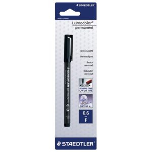 Marker permanentni 0,6mm Lumocolor Staedtler 318-9BKDA crni blister