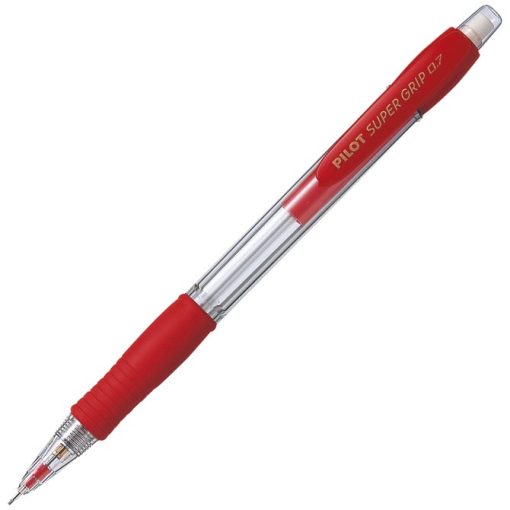 Olovka tehnička 0,7mm Super grip Pilot H-187-SL crvena, 12 komada u kutiji