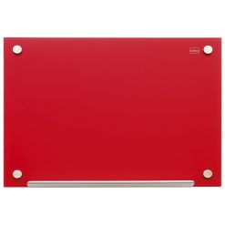 Ploča magnetna 90x60cm staklena Nobo 1903843 crvena