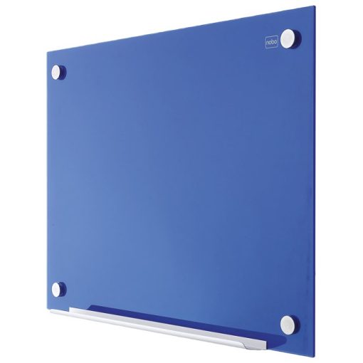 Ploča magnetna 90x60cm staklena Nobo 1903847 plava - Slika 2