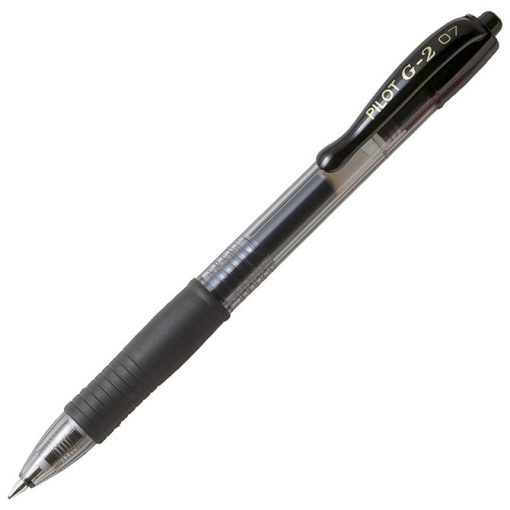 Roler gel grip 0,7mm G2 Pilot BL-G2-7-B crni, 12 komada u kutiji
