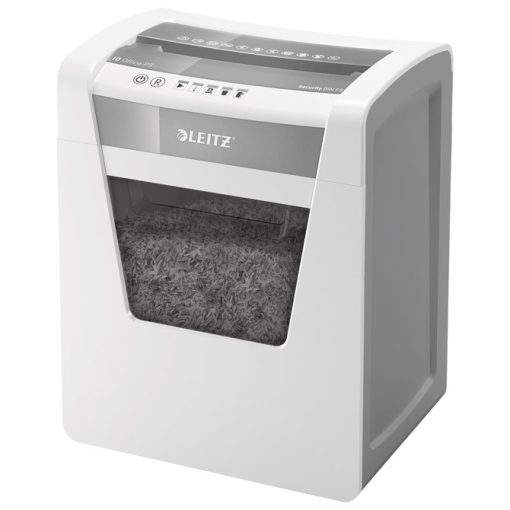 Uništavač dokumentacije 10 listova MicroCut IQ Leitz 80020000 bijelo/sivi