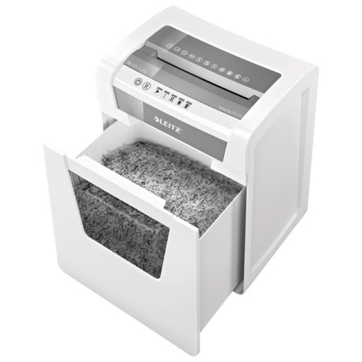 Uništavač dokumentacije 10 listova MicroCut IQ Leitz 80020000 bijelo/sivi - Slika 2