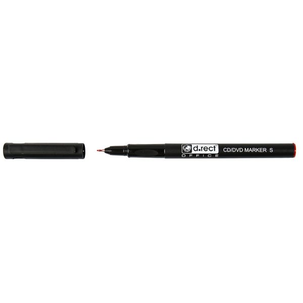 Marker D.RECT "S" 0,4mm crveni CD/DVD