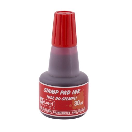 Boja za gumeni žig D.RECT 30ml CRVENA