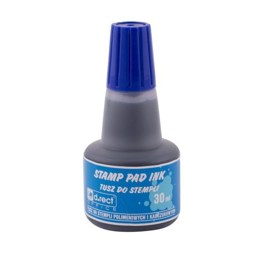 Boja za gumeni žig D.RECT 30ml PLAVA