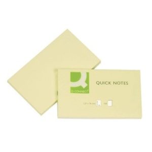 BLOK samoljepljivi 127*76mm 100list. ŽUTI "Q-CONNECT