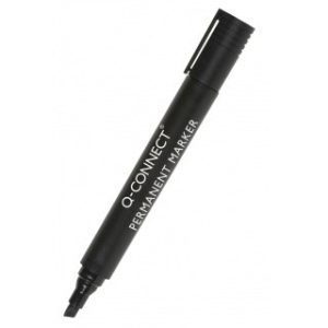 Marker Q-CONNECT crni 3-5mm kosi vrh