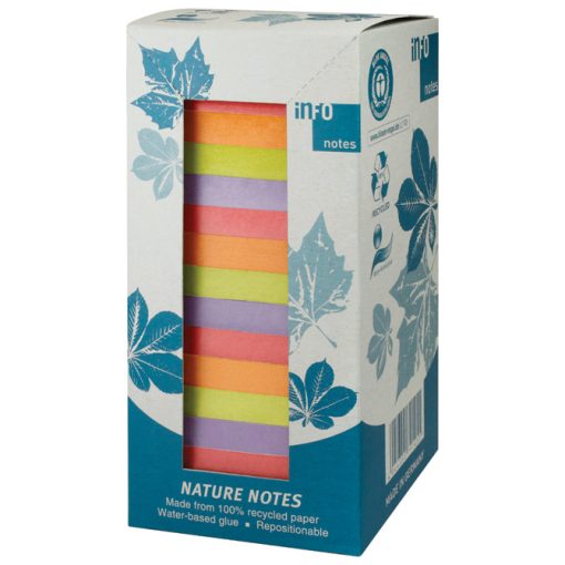 Blok samoljepljiv 75x75mm 16x100L Nature Global Notes 5654-88tw7 sortirano - Slika 3