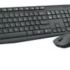 Tipkovnica bežična i miš Logitech MK235 tamnosivi