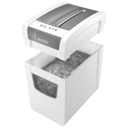 Uništavač dokumentacije 10 listova CrossCut IQ Slim Leitz 80010000 bijelo/sivi - Slika 2