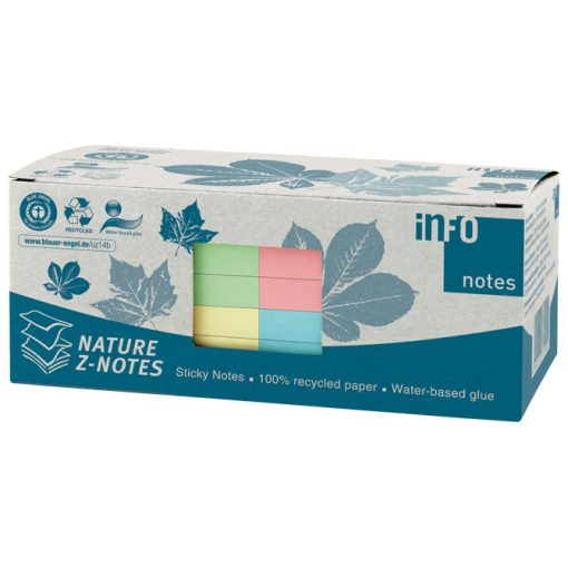 Blok samoljepljiv "Z" 75x75mm 12x100L Nature Global Notes 5644-88box sortirano - Slika 6