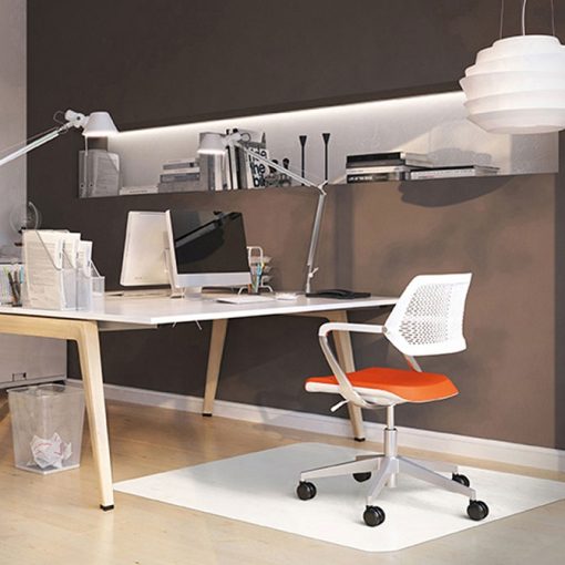 Prostirka za zaštitu poda 1200 x 900mm za tvrde podove STANDARD BIJELA - Slika 4
