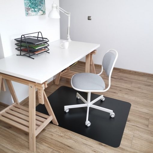 Prostirka za zaštitu poda 1200 x 900mm za tvrde podove STANDARD CRNA - Slika 3