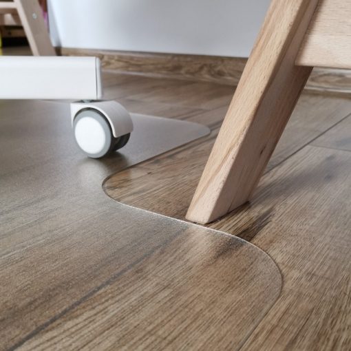 Prostirka za zaštitu poda 1150 x 1340mm za tvrde podove "T" oblik STANDARD - Slika 4