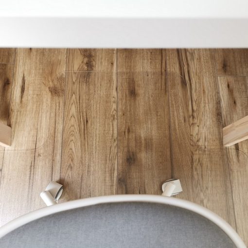 Prostirka za zaštitu poda 1150 x 1340mm za tvrde podove "T" oblik STANDARD - Slika 2