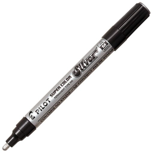 Marker permanentni 2mm okrugli vrh Pilot SC-S-M srebrni