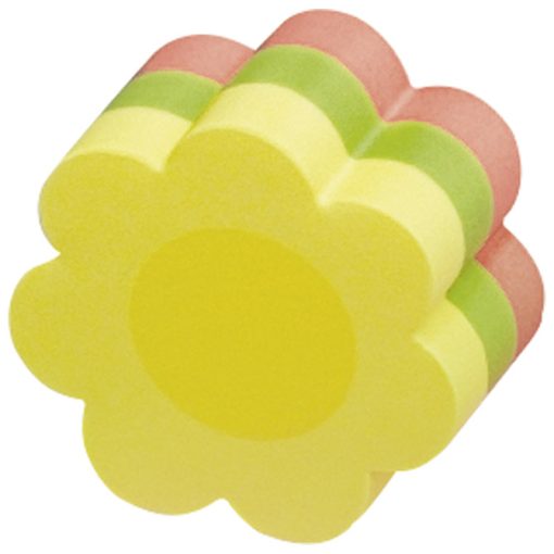 Blok samoljepljiv oblik Cvijet 225L Global Notes 5842-39 neon sortirano blister